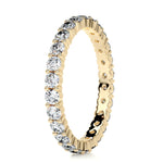 0.9 CT Round Full Eternity CVD EF/VVS Diamond Wedding Band 14