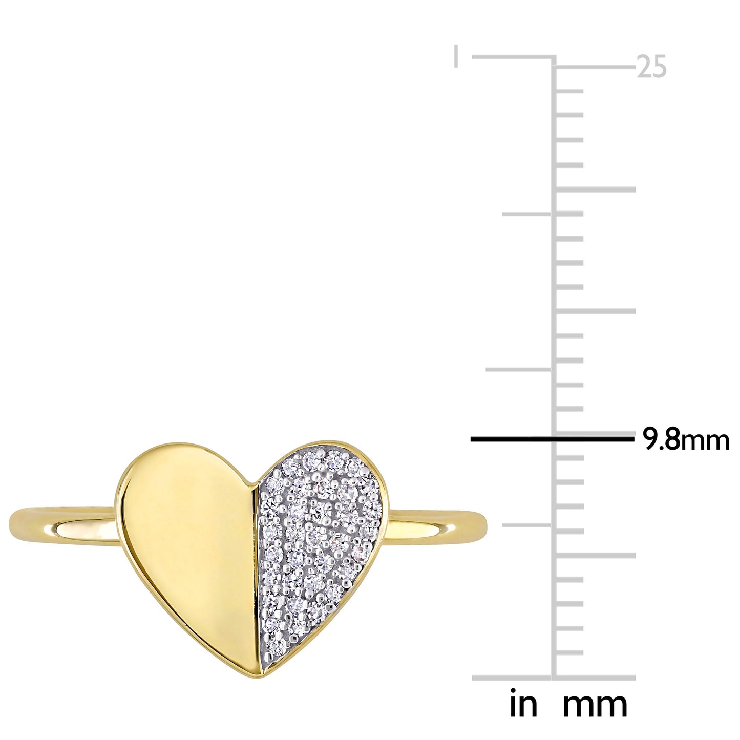 Round Cut Cubic Zirconia in 925 Sterling Silver Wedding Bands 6
