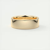 Polished Finish Classic Yellow Gold Men's Band 4