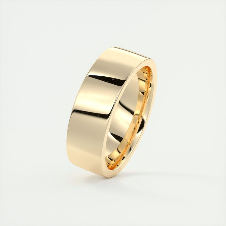 
                  
                    Polished Finish Classic Yellow Gold Men's Band 16
                  
                