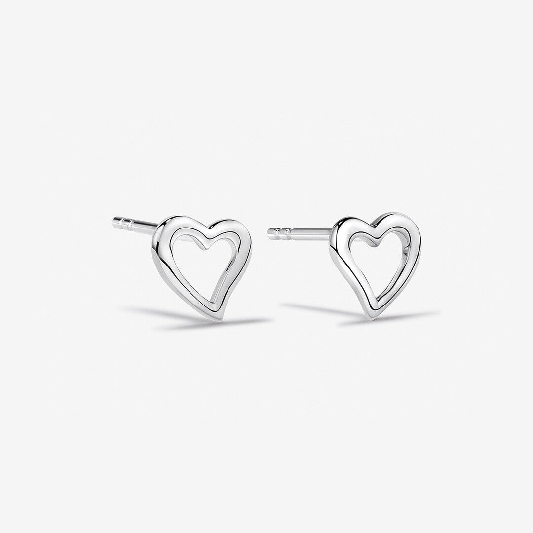 Round Cut Cubic Zirconia in 925 Sterling Silver Earrings 1