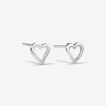 Round Cut Cubic Zirconia in 925 Sterling Silver Earrings 1