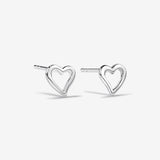Round Cut Cubic Zirconia in 925 Sterling Silver Earrings 1