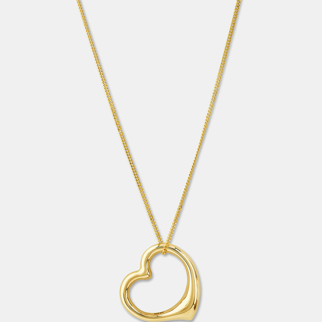 Round Cut Cubic Zirconia in 925 Sterling Silver Necklace 1