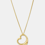 Round Cut Cubic Zirconia in 925 Sterling Silver Necklace 1