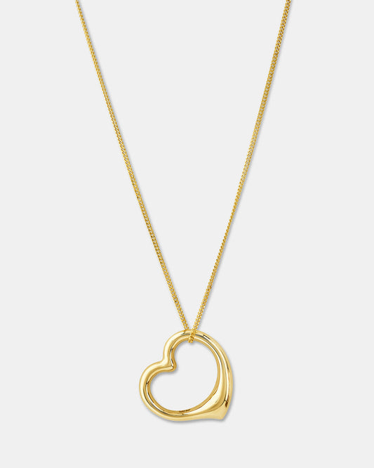 Round Cut Cubic Zirconia in 925 Sterling Silver Necklace 1