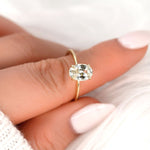 Stunning 1.98 CT Oval Moissanite Engagement Ring with Solitaire Design 8
