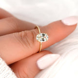 Stunning 1.98 CT Oval Moissanite Engagement Ring with Solitaire Design 8