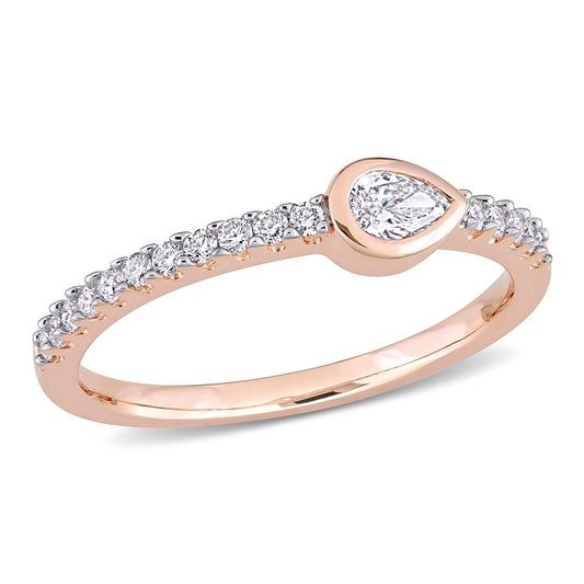 Round Cut Cubic Zirconia in 925 Sterling Silver Wedding Bands 1