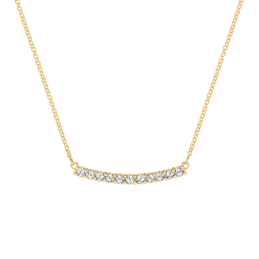 1.32 TCW Round April Diamond Lab Made Diamond- April Birthstone Necklace 1