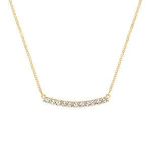 1.32 TCW Round April Diamond Lab Made Diamond- April Birthstone Necklace