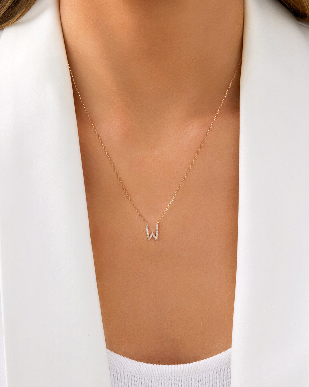 Round Cut Cubic Zirconia in 925 Sterling Silver Necklace 3