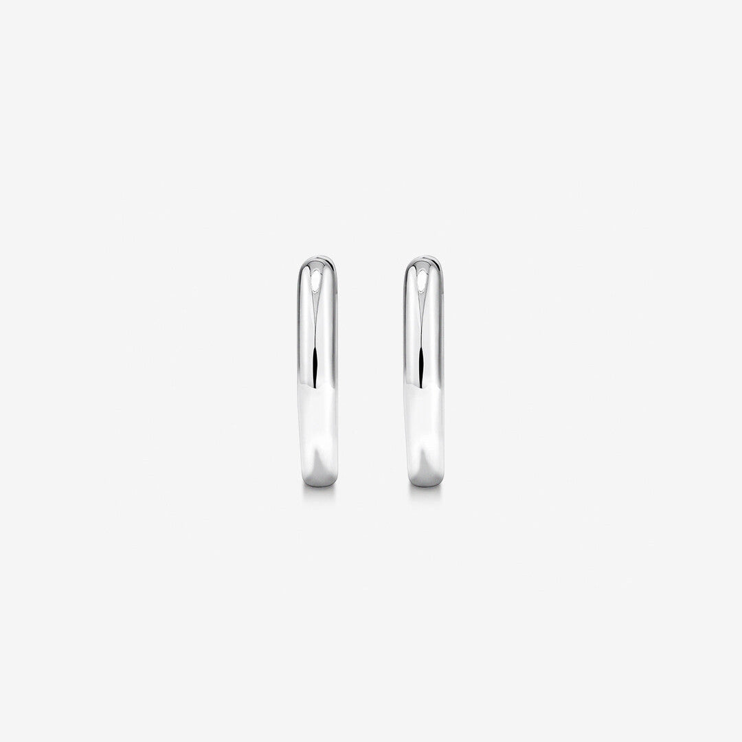 Round Cut Cubic Zirconia in 925 Sterling Silver Earrings 2