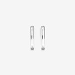 Round Cut Cubic Zirconia in 925 Sterling Silver Earrings 2