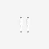 Round Cut Cubic Zirconia in 925 Sterling Silver Earrings 2