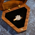 2.0 CT Round Shaped Moissanite Solitaire Engagement Ring 4