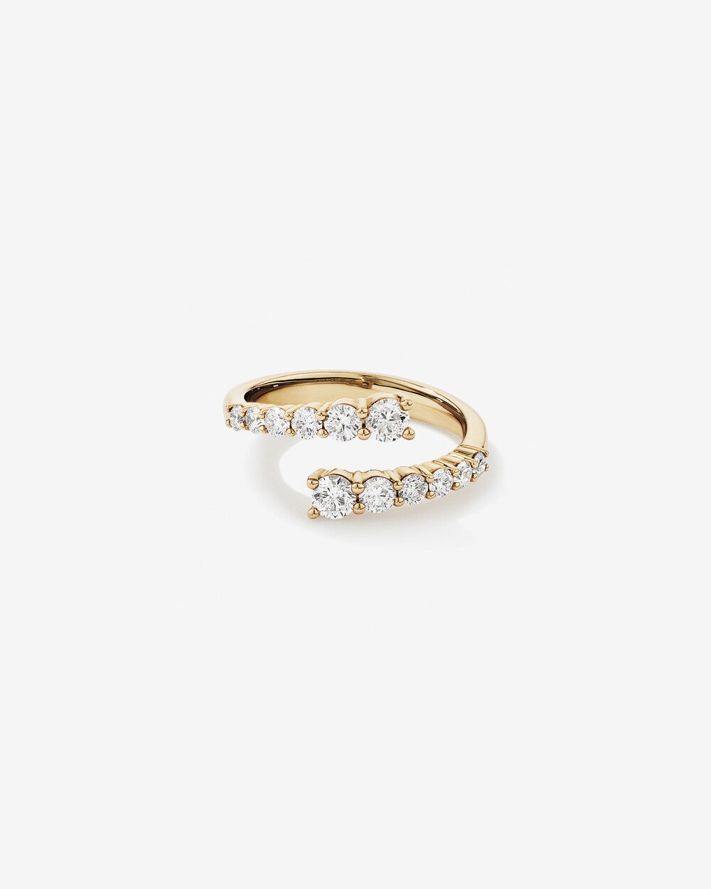 Stunning 0.1 TCW Round Moissanite Wedding Band In Cluster Design 1
