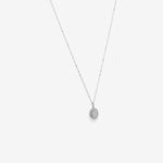 Round Cut Cubic Zirconia in 925 Sterling Silver Necklace 4
