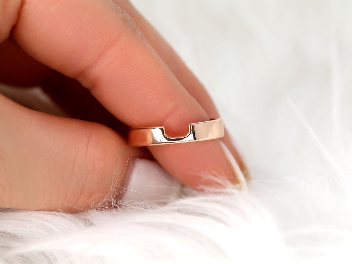 Stunning Cut Out Metal Wedding Bands 3