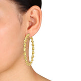 Round Cut Cubic Zirconia in 925 Sterling Silver Earrings 9