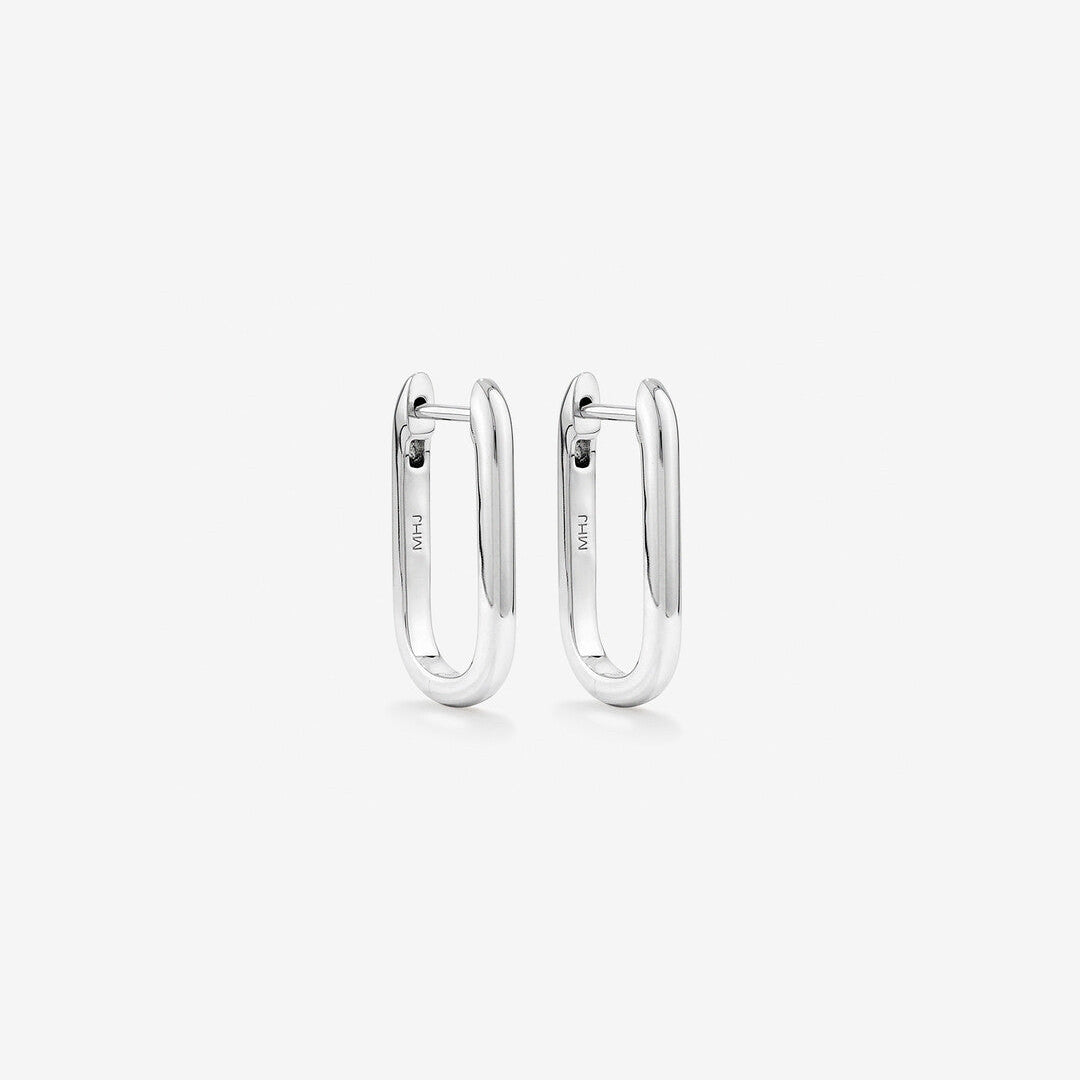Round Cut Cubic Zirconia in 925 Sterling Silver Earrings 1