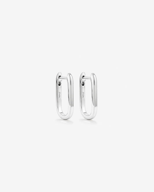 Round Cut Cubic Zirconia in 925 Sterling Silver Earrings 1
