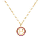 1.155 TCW Round Garnet Lab Made Diamond- July Birthstone Pendant 5