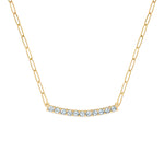 1.32 TCW Round Aquamarine Lab Made Diamond- March Birthstone Necklace 1