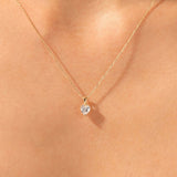 1.0 CT Heart Moissanite Diamond Solitaire Pendant Necklace in Solid Gold 6