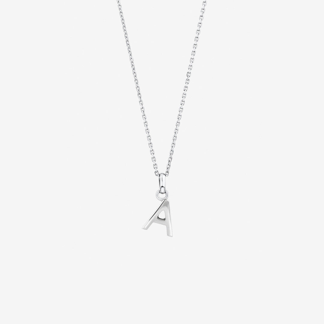 Round Cut Cubic Zirconia in 925 Sterling Silver Necklace 1