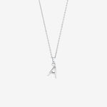 Round Cut Cubic Zirconia in 925 Sterling Silver Necklace 1