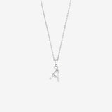 Round Cut Cubic Zirconia in 925 Sterling Silver Necklace 1