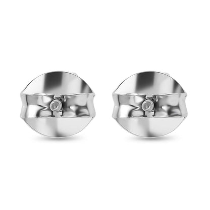 Round Cut Cubic Zirconia in 925 Sterling Silver Earrings 6
