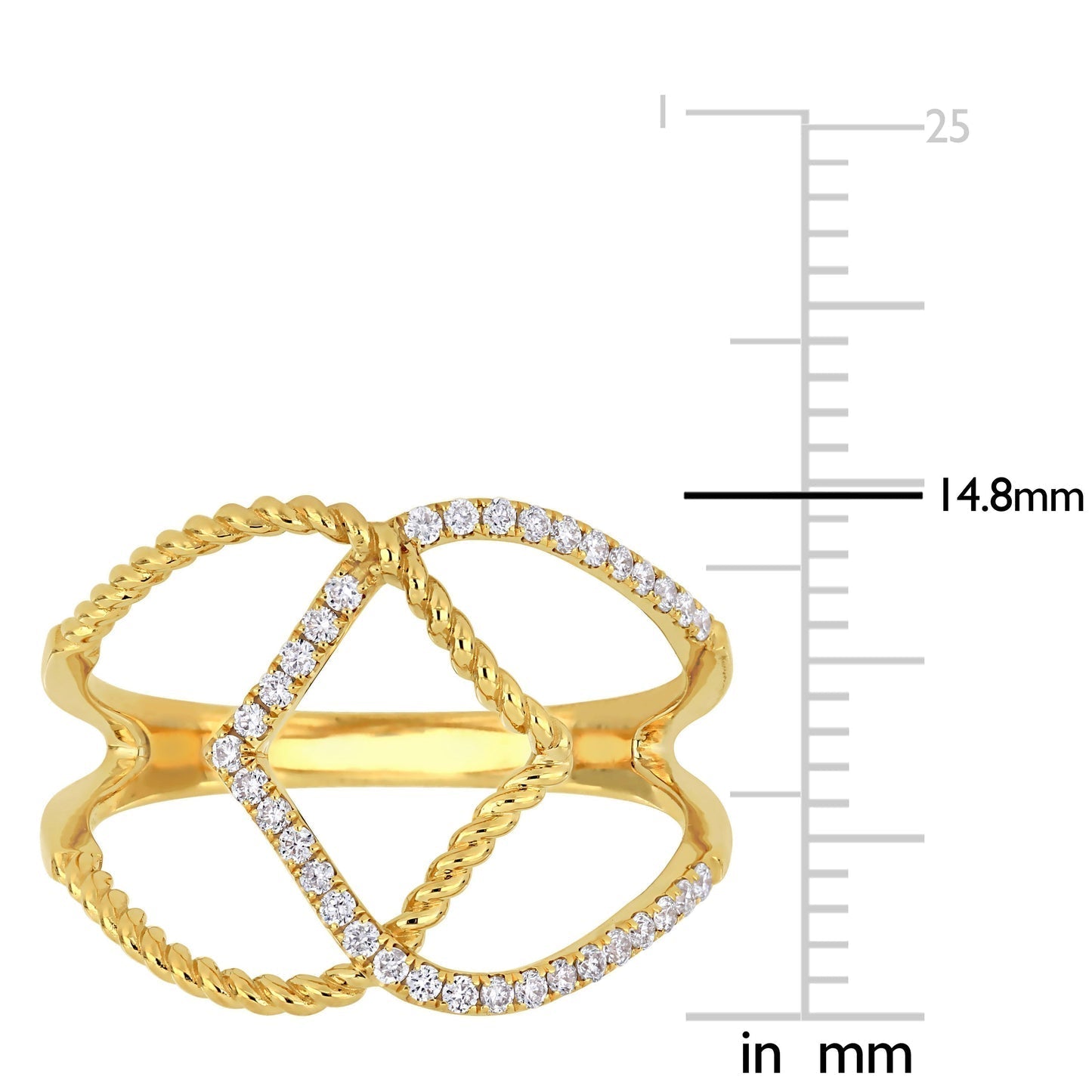 Round Cut Cubic Zirconia in 925 Sterling Silver Wedding Bands 6