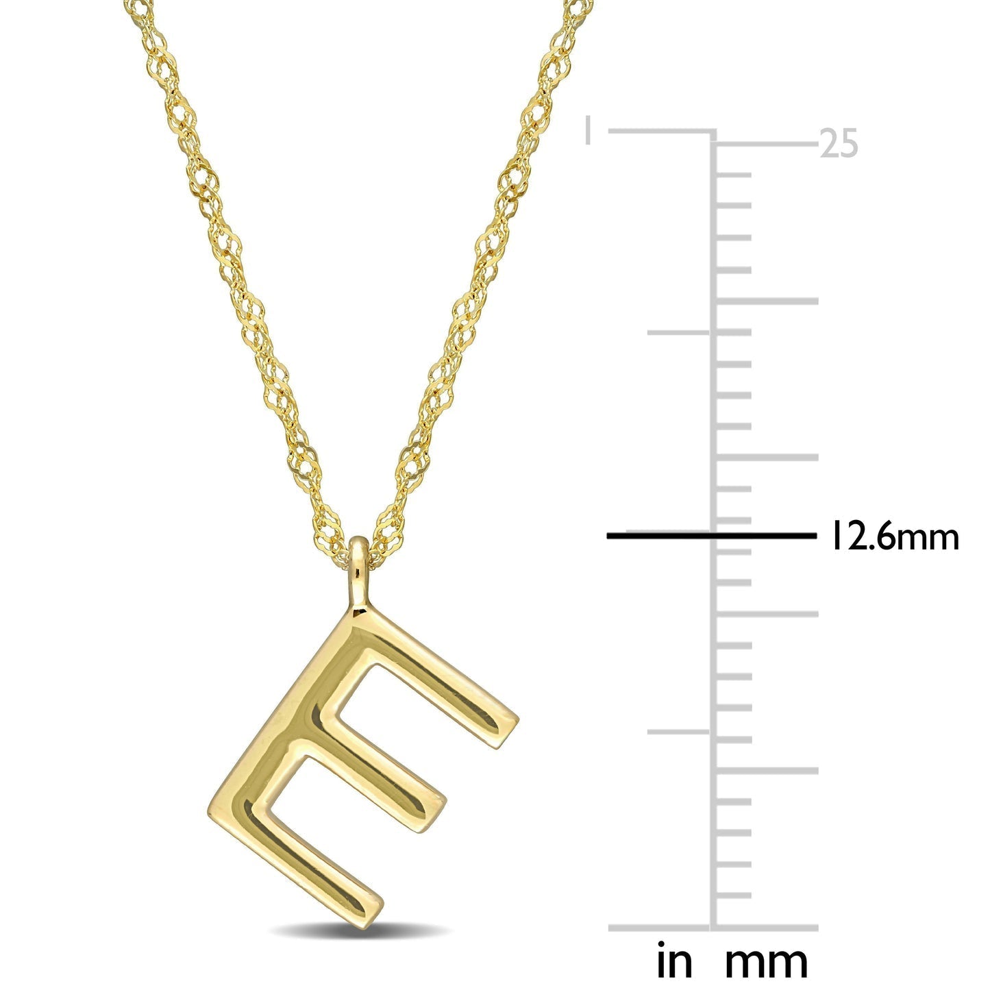 Round Cut Cubic Zirconia in 925 Sterling Silver Necklace 7