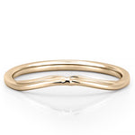 Stunning Curved Metal Wedding Bands 1