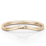 Stunning Curved Metal Wedding Bands 1
