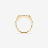 0.50 CT Round Moissanite Channel Set Men's Wedding Band in Solid Gold 3