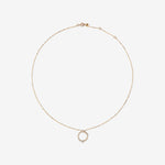 Round Cut Cubic Zirconia in 925 Sterling Silver Necklace 3