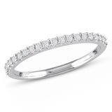 Round Cut Cubic Zirconia in 925 Sterling Silver Wedding Bands 12