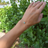 0.25 CT Round Topaz Lab Made Diamond- December Birthstone Bracelet 2