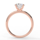 Stunning 2.11 CT Oval Moissanite Engagement Ring with Solitaire Design 9