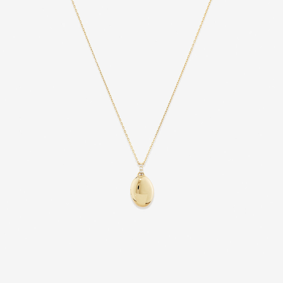 Round Cut Cubic Zirconia in 925 Sterling Silver Necklace 1