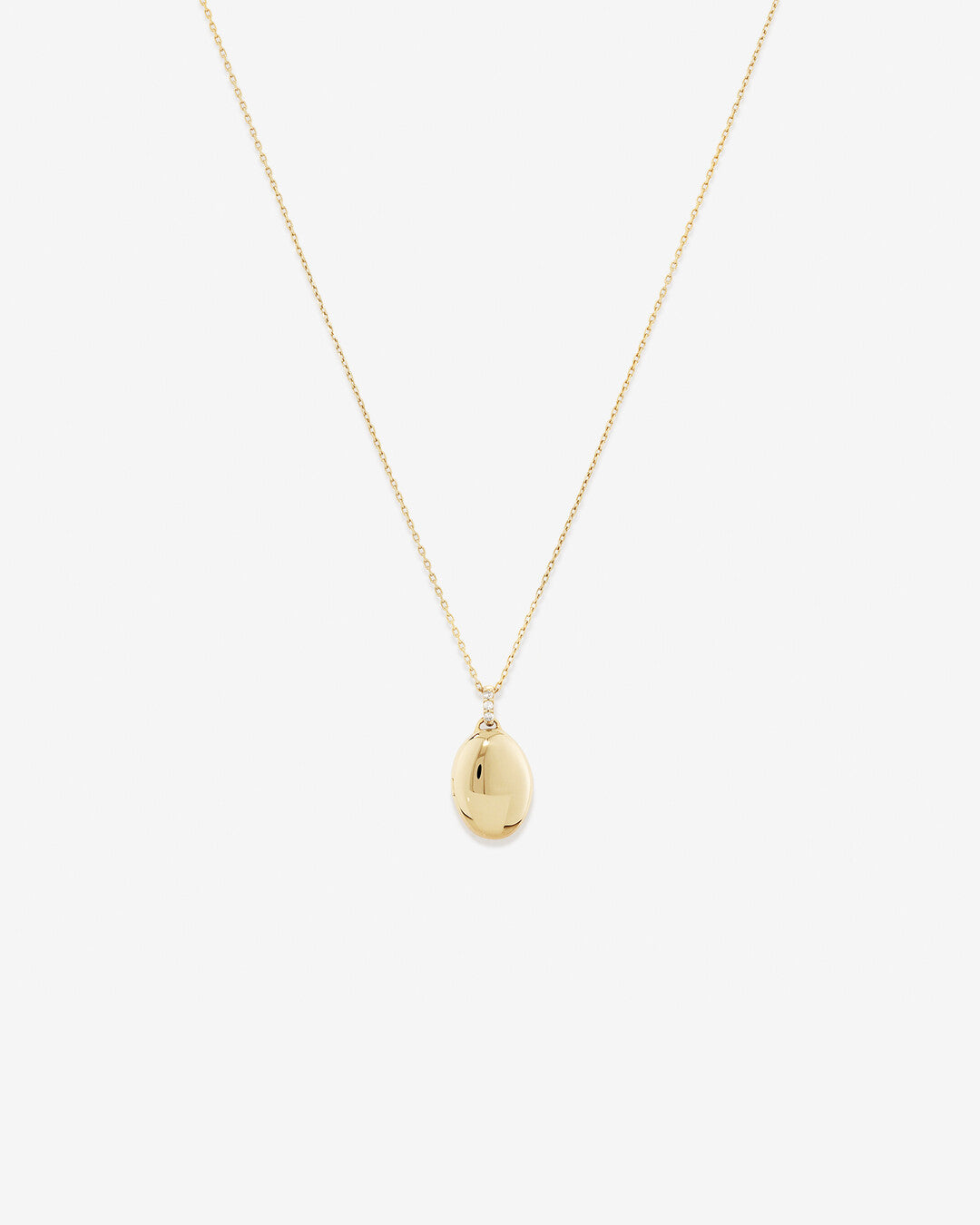 Round Cut Cubic Zirconia in 925 Sterling Silver Necklace 1