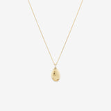 Round Cut Cubic Zirconia in 925 Sterling Silver Necklace 1