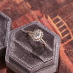Stunning 4.5 CT Oval Moissanite Engagement Ring with Halo & Pave Design 7