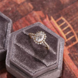 Stunning 4.5 CT Oval Moissanite Engagement Ring with Halo & Pave Design 7