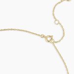 Round Cut Cubic Zirconia in 925 Sterling Silver Necklace 4