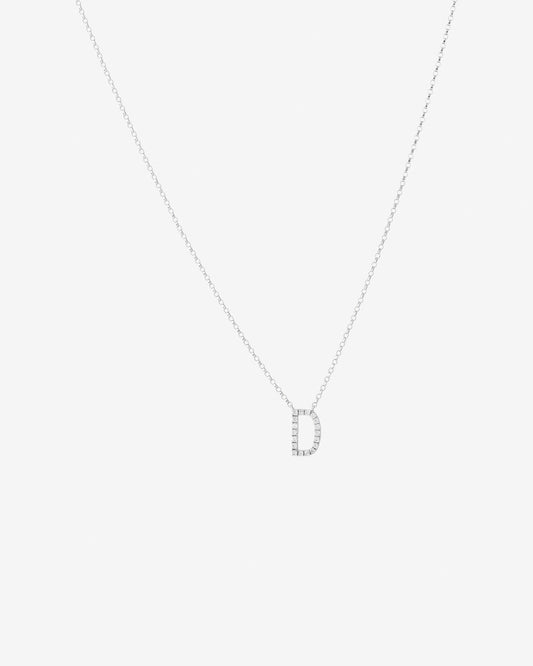 Round Cut Cubic Zirconia in 925 Sterling Silver Necklace 1