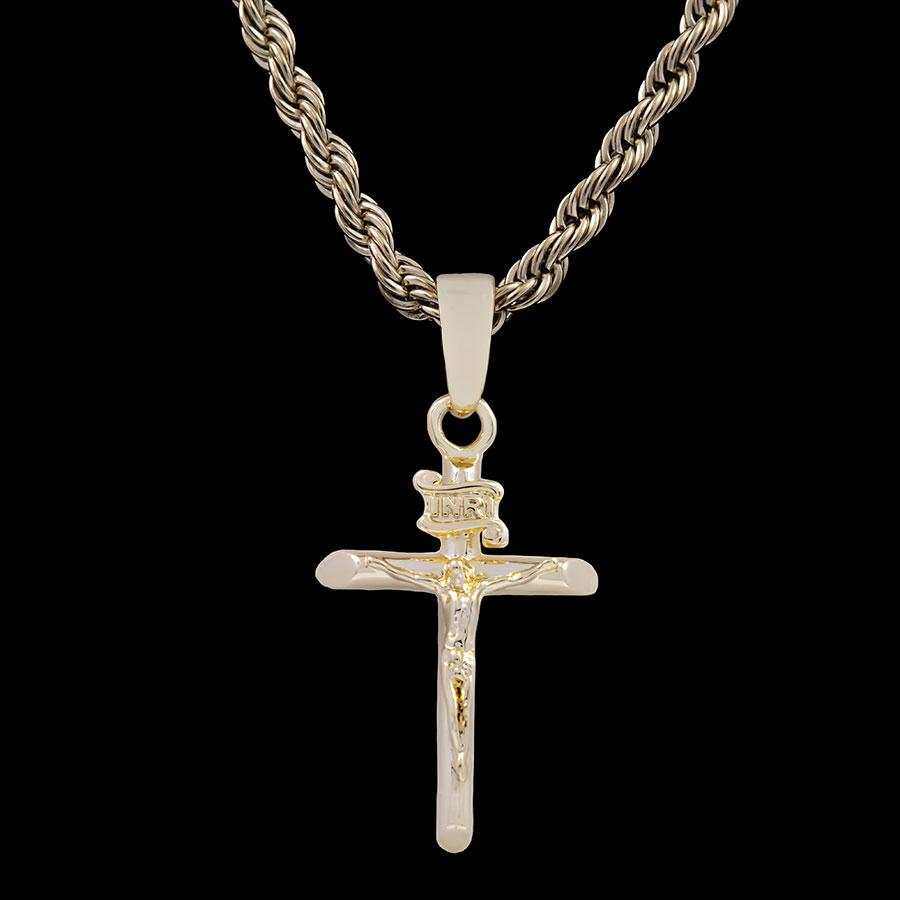 Crucifix Silver Pendant for Him 8